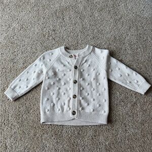 Cat & Jack Cream Knit Cardigan
